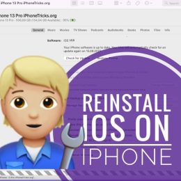 reinstall ios 15.6 on iphone