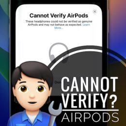 Cannot Verify AirPods popup