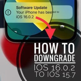 downgrade ios 16.0.2 to ios 15.7