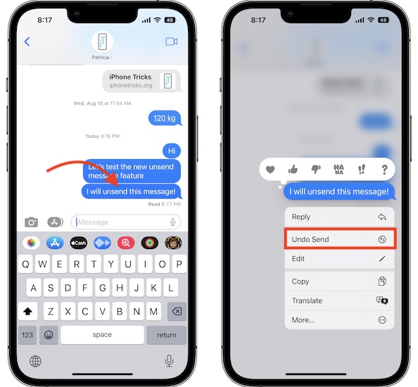 unsend-message-not-working-on-iphone-in-ios-16-fix