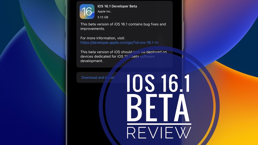 iOS 16.1 Beta update