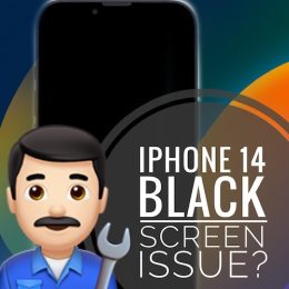 iPhone 14 black screen issue