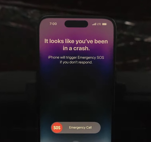 it looks like you've been in a crash