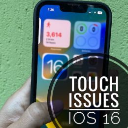 touch screen not working ios 16