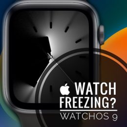 apple watch 5 freezing watchos 9