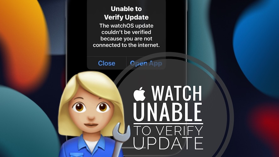 apple watch unable to verify update