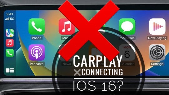 carplay not connecting iOS 16 problem