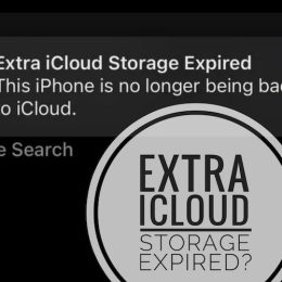 extra icloud storage expired notification