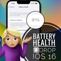 ios 16 battery health drop