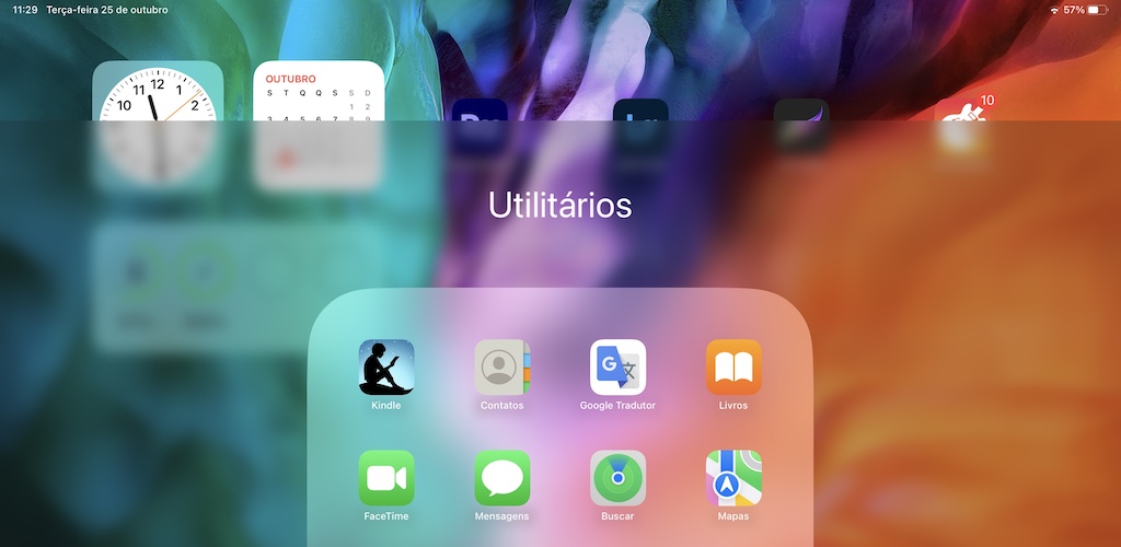 ipados 16.1 app folder blur bug