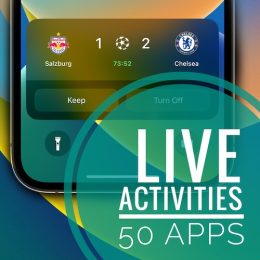 live activities app on lock screen