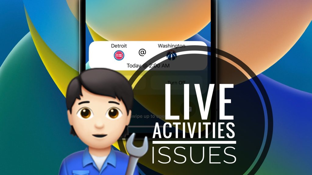 live activities not working ios 16