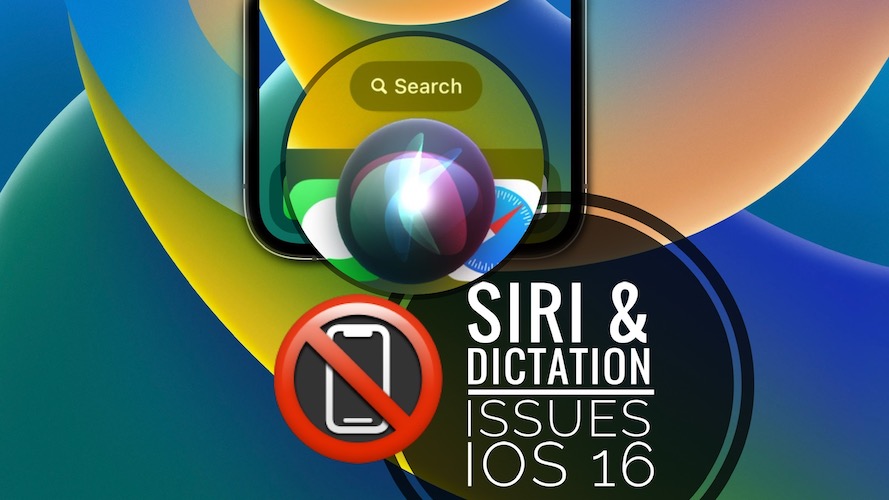 siri not working iOS 16