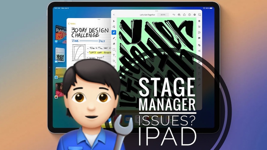 stage manager not working on ipad