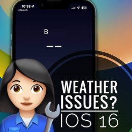Weather not updating ios 16