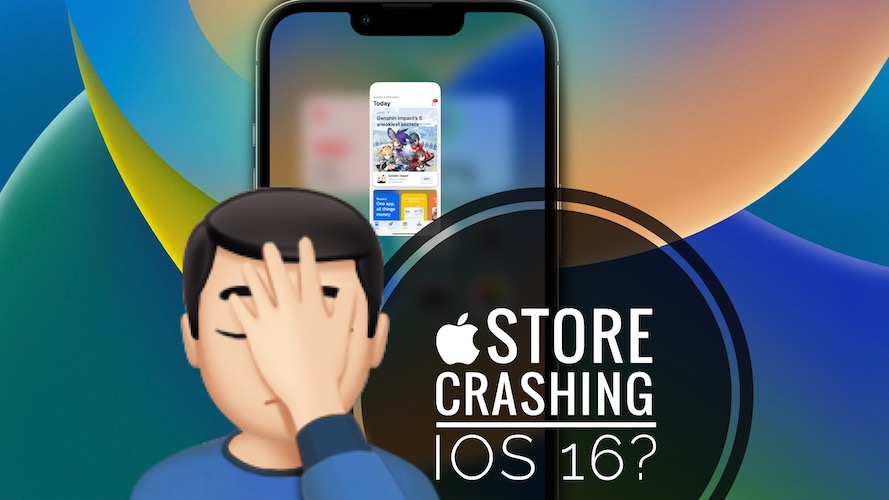 app store crashing on iphone