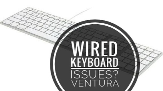 apple keyboard not working ventura