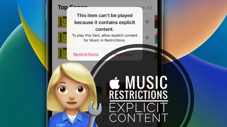 apple music restrictions for explicit content