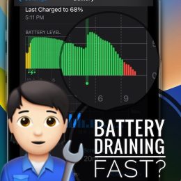 battery draining fast ios 16.1.1