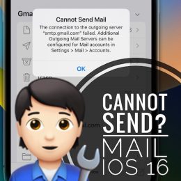cannot send mail ios 16