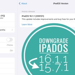 downgrade ipadOS 16.1.1 to 15