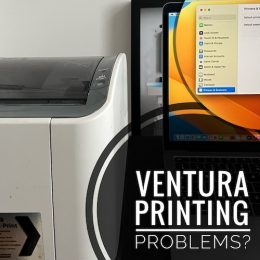 macOS Ventura printing problems