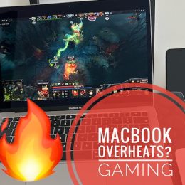macbook air overheats when gaming