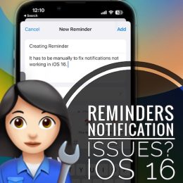 reminders notifications not working ios 16