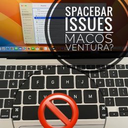 spacebar not working on mac