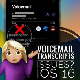 voicemail transcription not working ios 16