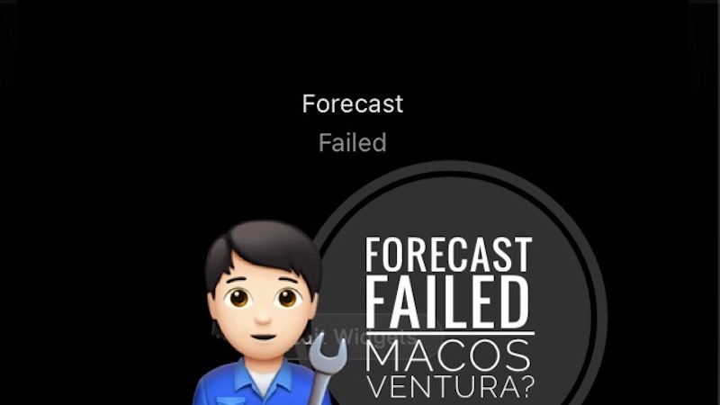 weather forecast failed mac