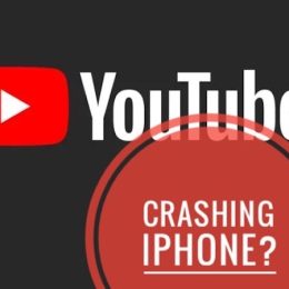 youtube crashing iphone