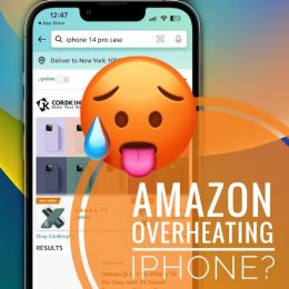 amazon app overheating iphone