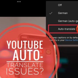 Youtube auto translate not working