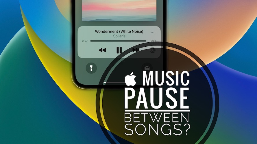 apple music pause between songs