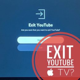 exit youtube apple tv prompt