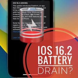 iOS 16.2 battery drain