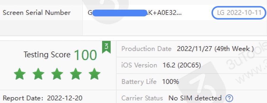 iphone 14 pro lg display confirmation