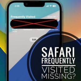 safari frequently visited disappeared ios 16