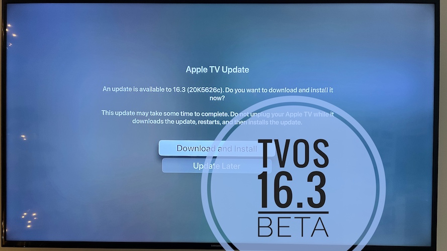 tvOS 16.3 beta