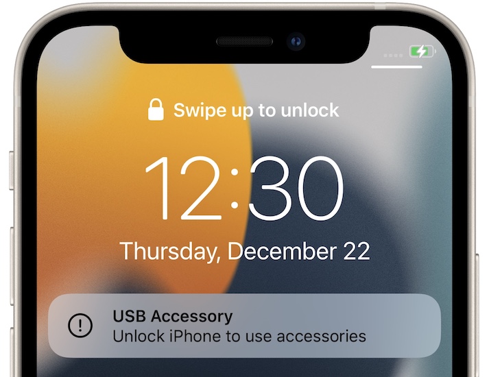 unlock iphone to use accessories ios 15