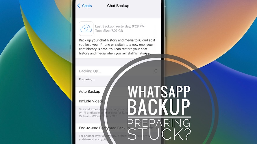 WhatsApp backup not working iOS 16