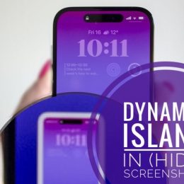 dynamic island shows in screenshot iphone 14 pro