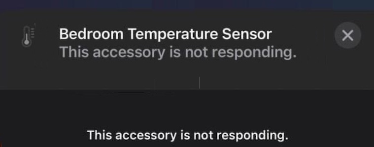 homepod this accessory is not responding error