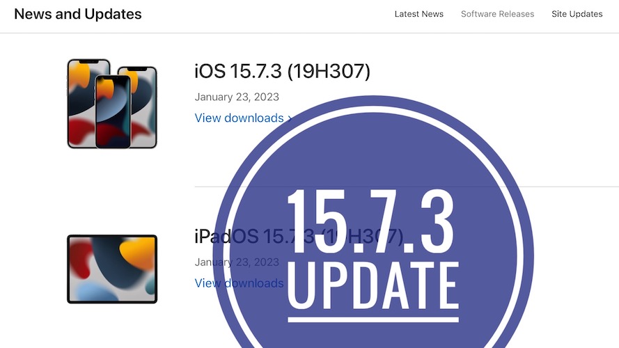 iOS 15.7.3 update