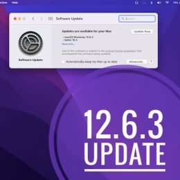 macos monterey 12.6.3 update