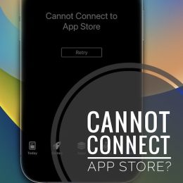 cannot connect to App Store error