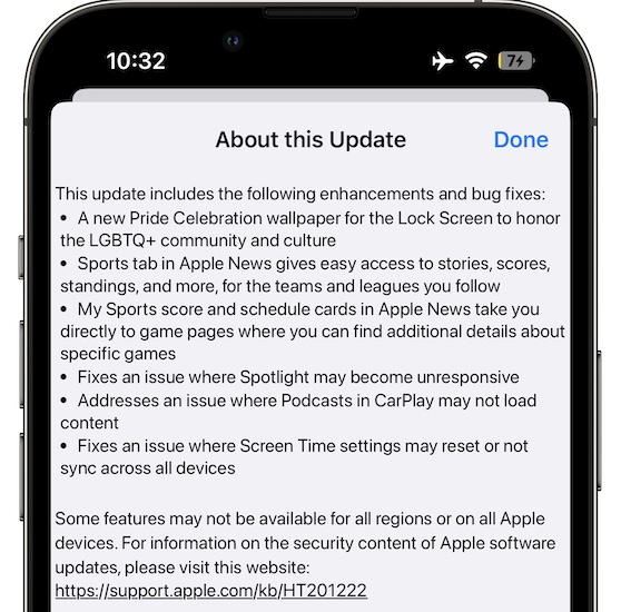 iOS 16.5 features