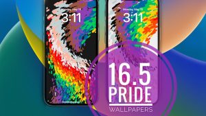 iOS 16.5 pride wallpaper