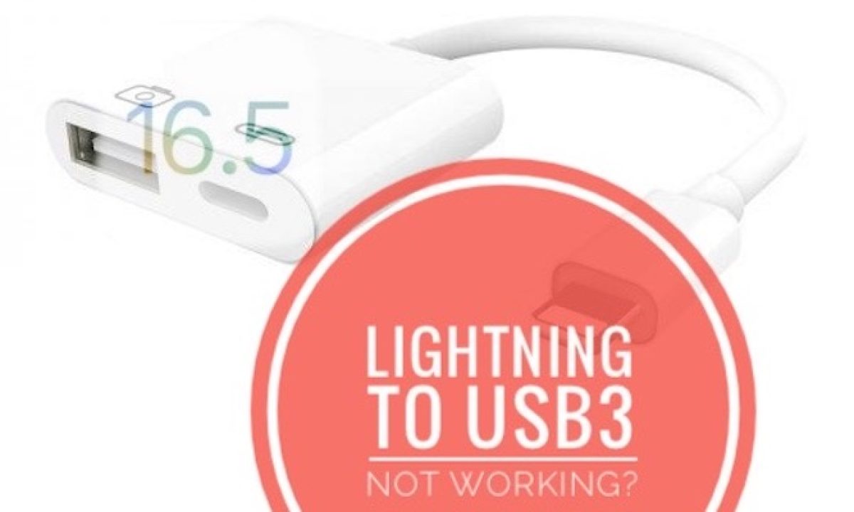 iOS 16.5, l'adaptateur pour appareil photo Lightning vers USB 3 ne  fonctionne plus - GinjFo